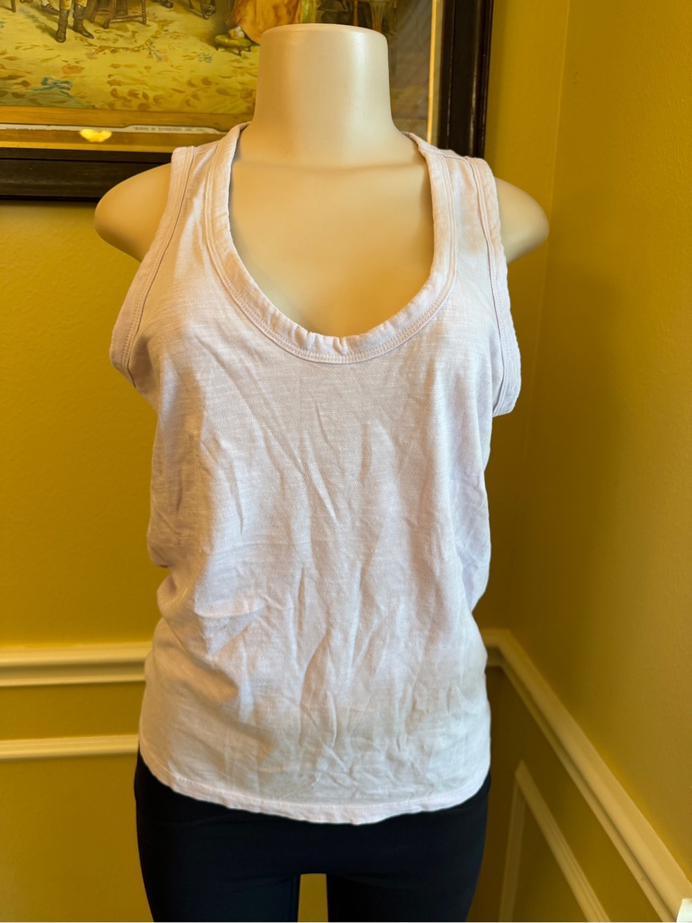 Target White Scoop Neck Tank Top